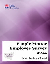 Page 1 from People Matter Employee Survey Main Findings Report 2014 small
