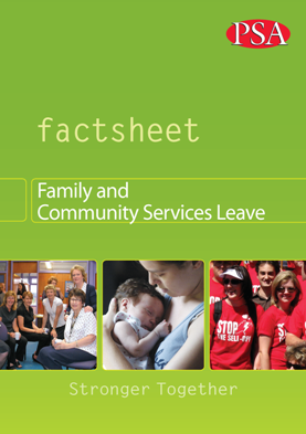 FaCS Leave updated Factsheet 2013 cover medium