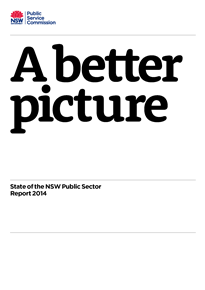 Page 1 from 2014 State of the NSW Public Sector Report medium