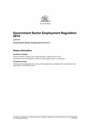 Front page of GSE Regulation 2014 small