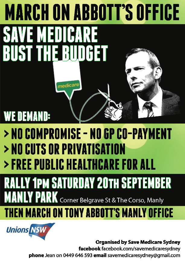 Abbott rally poster medium