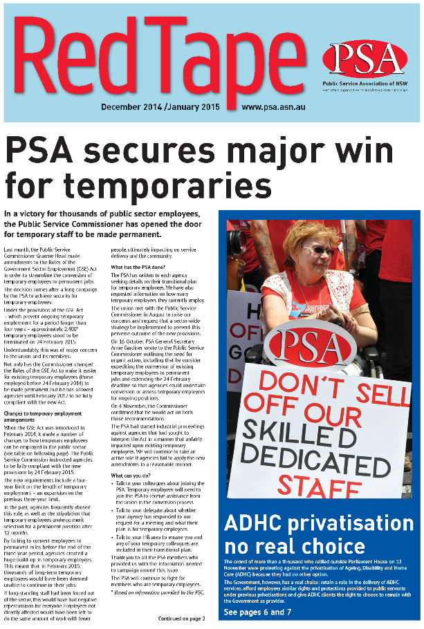 Page 1 from Red Tape December 2014 medium