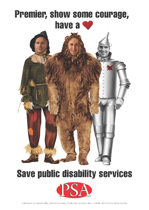 ADHC stop work - Wizard of Oz trio png small