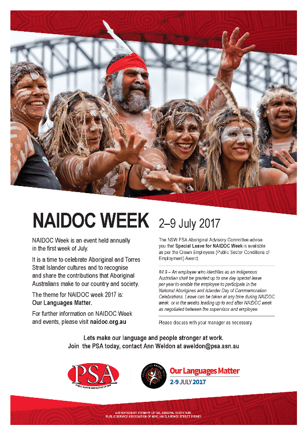 NAIDOC Week 2017pong small
