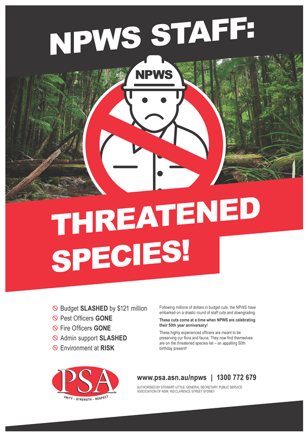 NPWS Threatened Species A3 (3) small