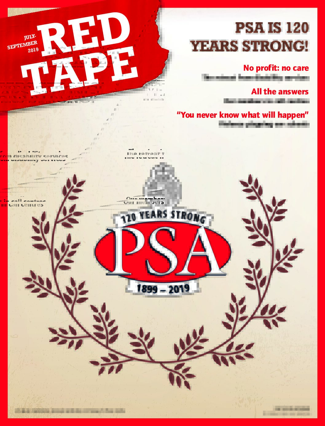 Red Tape – July – September 2019