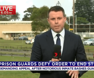 Prison Officers Strike - 7 News Sydney 08/03/2019