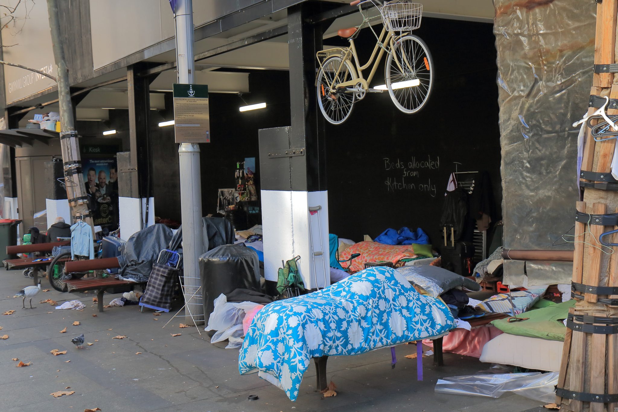 Homeless people Sydney Australia Public Service Association
