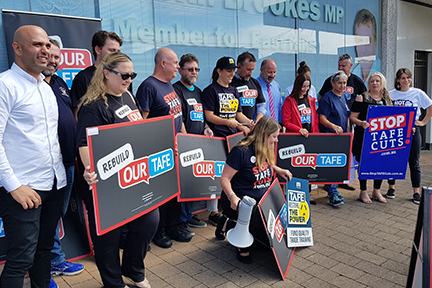 One TAFE restructure announced