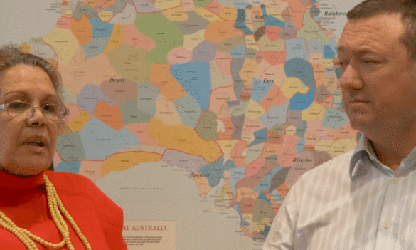 Ann Weldon and Stewart Little celebrate NAIDOC Week 2018