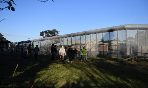 Barbeque for members: Frank Baxter Youth Justice Centre