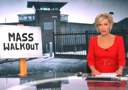 Corrective Officers walk off job – 9 News Sydney 08/03/2019