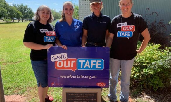 TAFE staff and entering marks into the EBS system