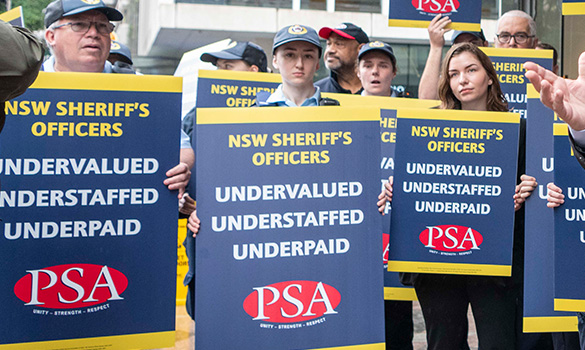 Press Release: Sheriffs walk off the job over staffing crisis and poor pay